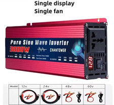 Inverter Onda Sinusoidale Pura 12V/24V a 220V | 1000W-5000W Convertitore Potenza
