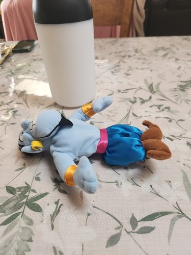 Vintage Walt Disney World Aladdin THE GENIE 8" Bean Bag Plush - Picture 5 of 9