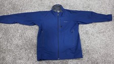 Patagonia Men Soft Shell Zip Up Jacket Royal Blue Polyester Spandex XLarge Xl