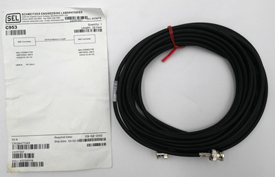 SEL C953 RG 58A/U BNC CONNECTOR 25 FEET