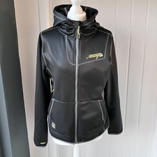 Geographical Norway Black Hooded Fitted Jacket Size 14/40” Chest