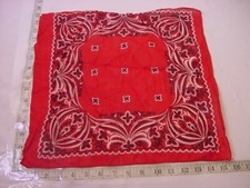 VTG HANDKERCHIEF GUARANTEED FAST COLORS BANDANA