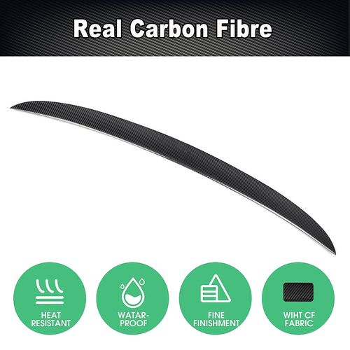 For Bentley Flying Spur W12 Sedan 2013-2019 Real Carbon Rear Trunk Spoiler Wing - Bild 7 von 13