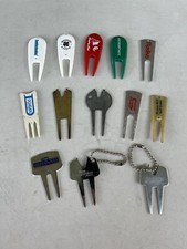 Lot of 13 Golf Divot Repair Tools Most with Names