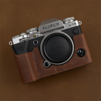 フリーカバー　　　5 ハンドメイド Camera Half Case For Fujifilm XT5 X-T5 Retro Insert Genuine
