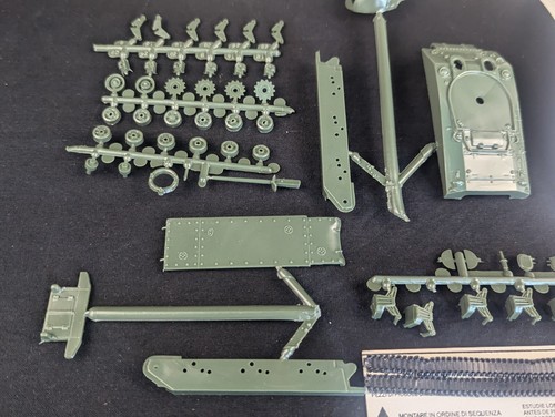 AIRFIX M4 SHERMAN MK.I TANK MODEL Kit HO/00 scatola aperta leggi! - Foto 4 di 13