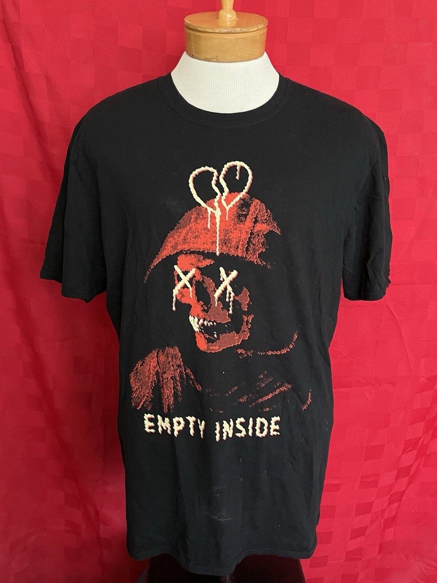 Empty Inside Band Concert Tour Shirt Size XL WORN ONCE Heavy Metal Thrash Death