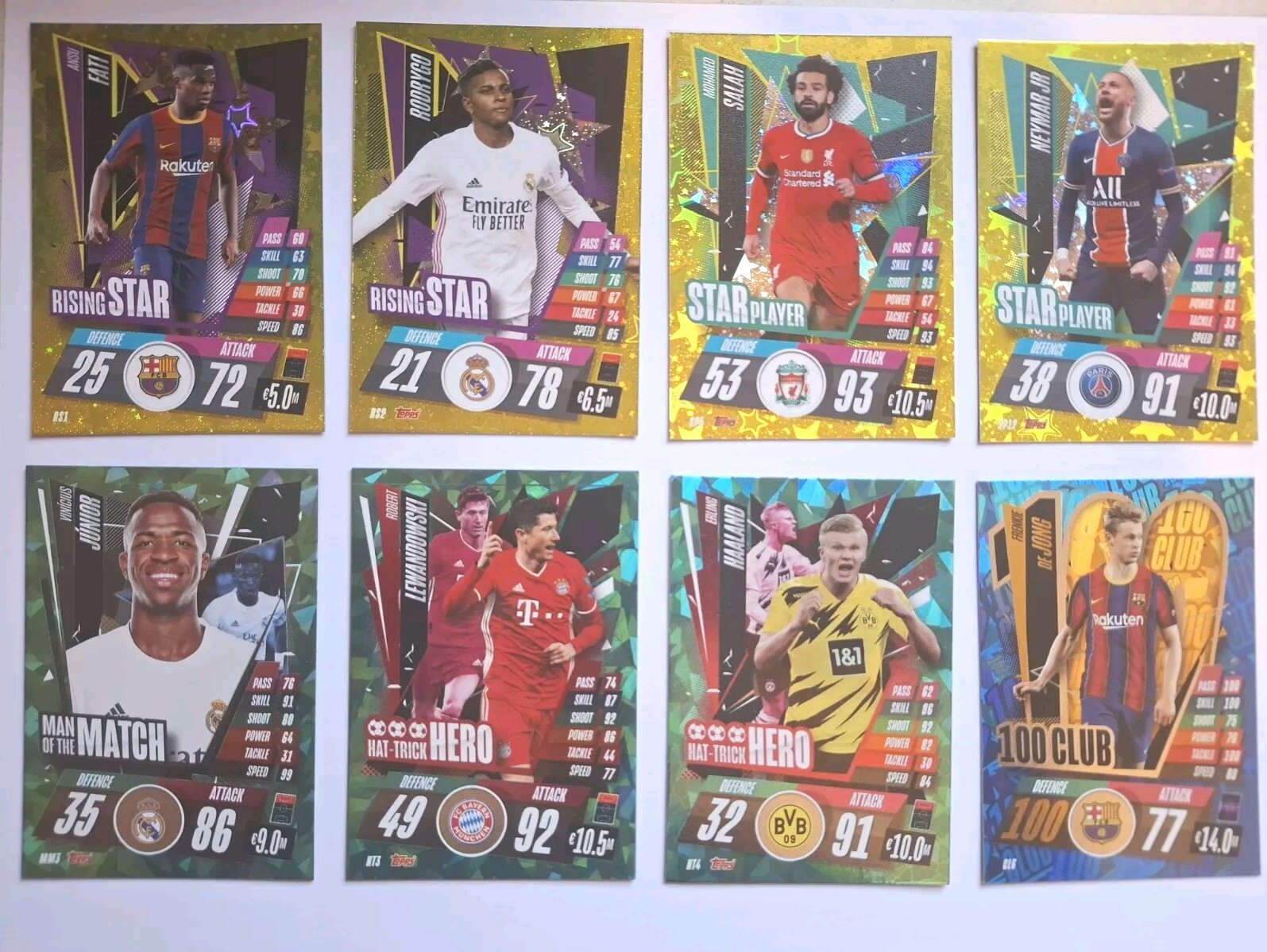 TOPPS MATCH ATTAX 2020/21 CHAMPIONS LEAGUE SPECIAL CARDS