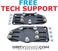 Dirty Dingo LS Conversion Adjustable Swap Mounts 58-72 Cars & Trucks Plain Steel