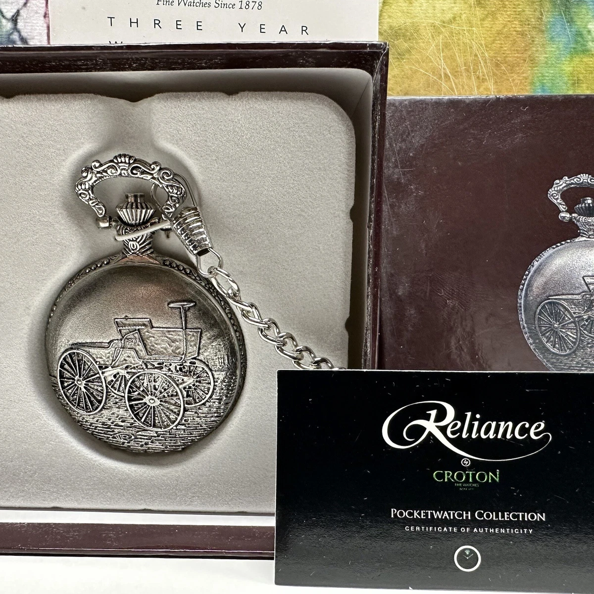 Reliance by croton pocket best sale watch