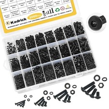 Metric Screw Assortment, 2000PCS Metric Bolt Assortment Kit M2 M3 M4 M5 Machine