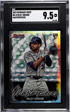 2023 Bowman's Best - Riley Greene (RC) - Masterpieces - #BM-8 - SGC 9.5