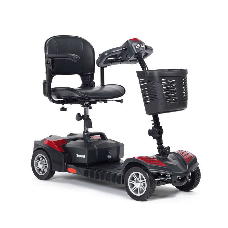 Drive Scout Pavement Mobility Scooter Red