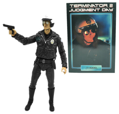 Terminator 2 Ultimate Series NECA 7'' Actionfigur - T-1000 (Motorcycle Cop)