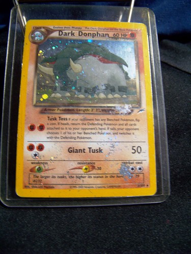 Pokemon Neo Destiny Dark Donphan 3/105 Holo Rare