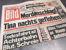 Bildzeitung 11.08.1978 August 11.8.1978 gift 41. 42. 43rd Birthday  