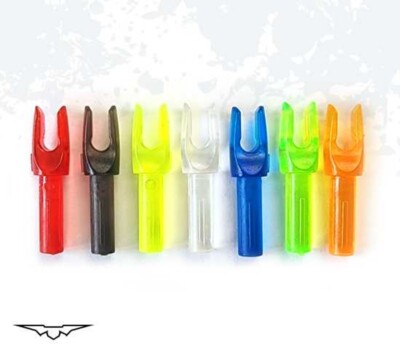 Black Eagle Arrows ''M'' Micro-Nock .166 G size - Fluorescent Yellow - Dozen