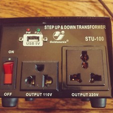 Goldsource Step Up Down Transformer with USB 5V STU-100