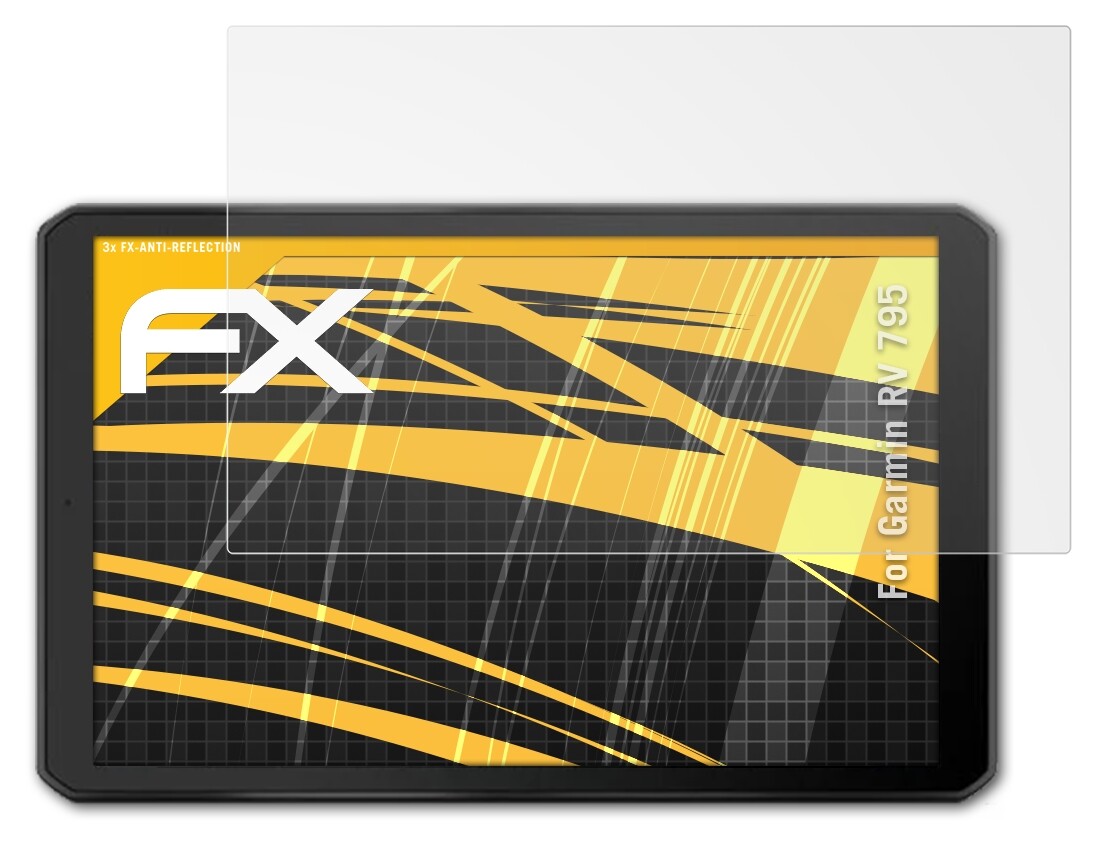 Protecteur D'écran AtFoliX Pour Garmin RV 795 – 3 Films Mats Anti-choc – Neuf