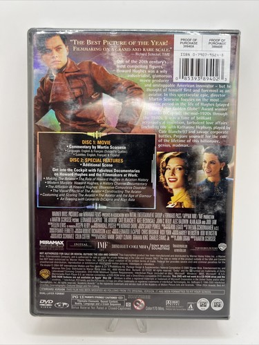 Der Flieger (DVD, 2005, 2-Disc Set, Vollformat) Leonardo DiCaprio - Neu, versiegelt - Bild 2 von 3