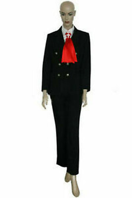 Hellsing Sir Integra Fairbrook Wingates Hellsing Uniform Suits Cosplay Costume #