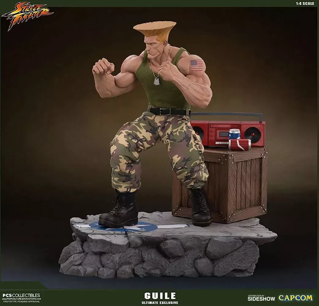 Street Fighter Guile 1/4 Scale Ultimate Edition Statue