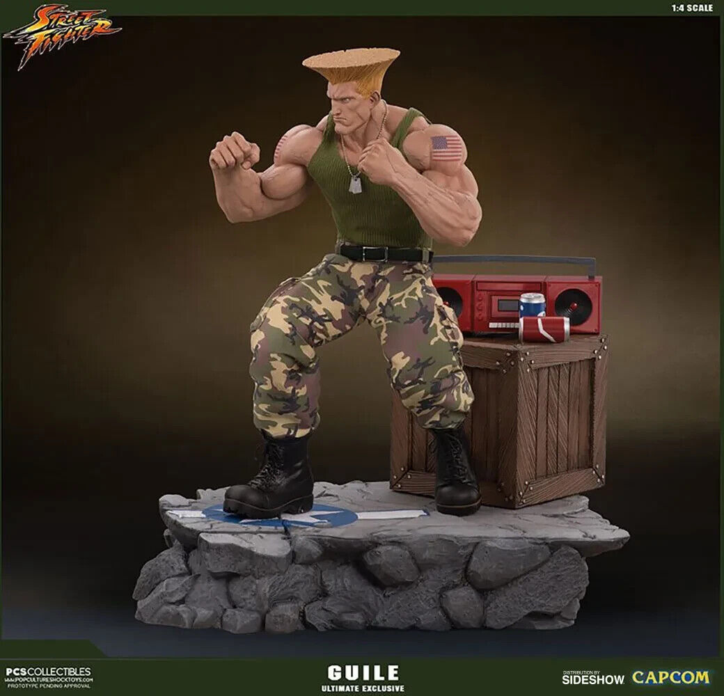 Street Fighter Guile Statues Coming From PCS Toys - The Toyark - News