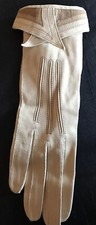 Vintage Suede XS French Driving Gloves Tan Alexandrine for Saks Fifth SZ 5.75