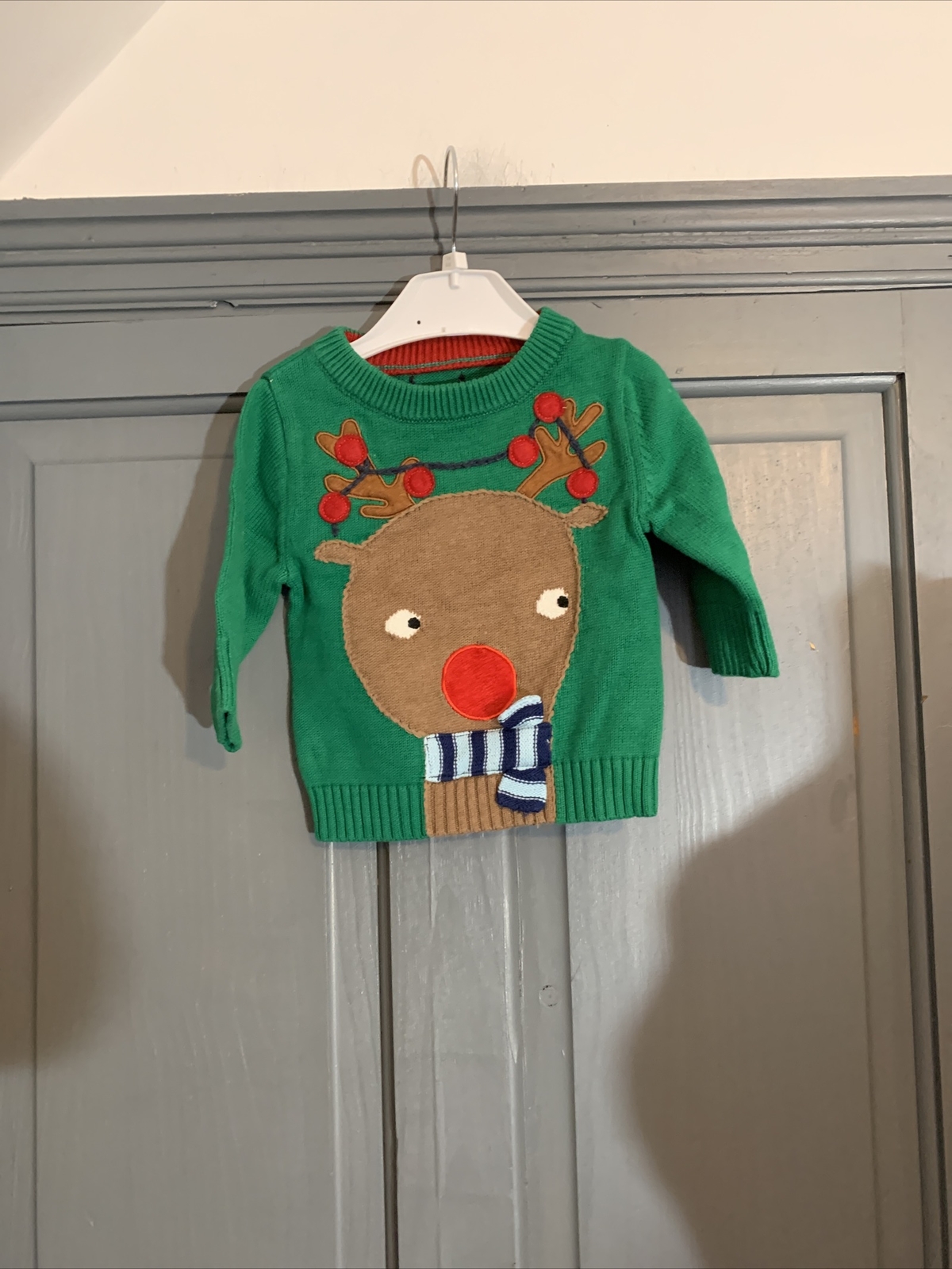 NEXT First Christmas Jumper - Reindeer - 3-6 months
