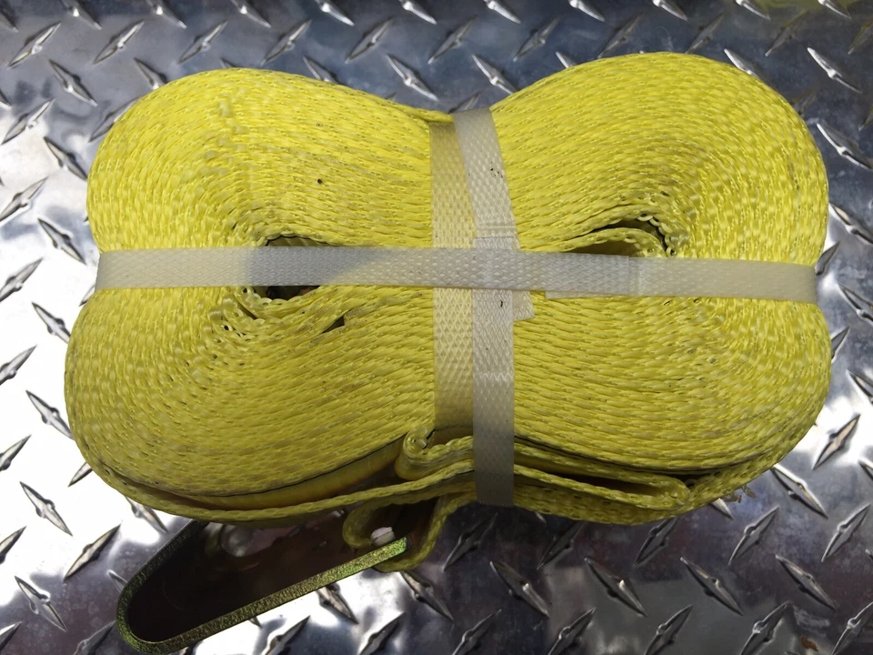 Cargoloc 2”x27” New Ratchet Strap Tie Down W/flat Hooks, 10,000lb Break Strength - Image 3 of 4