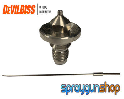 DeVilbiss - FLG5 Schwerkraft-Spritzpistole 2,0 mm Setup (nur Flüssigkeitsspitze & Nadel)