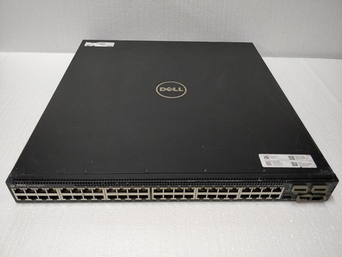 Force10 S4820T 48x 10GBase-T RJ45 & 4x 40G QSFP+ Port Switch W/ Dual AC ...