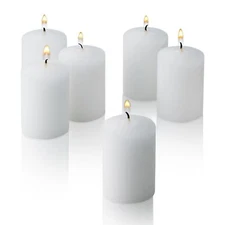 White Votive Candles - Box of 36 Unscented Bulk Candles - 15 Hour Burn Time