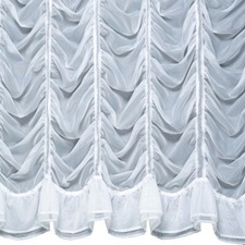 MILLIE - A Stunningly Beautiful Voile Festoon Curtain with Double Frill Base