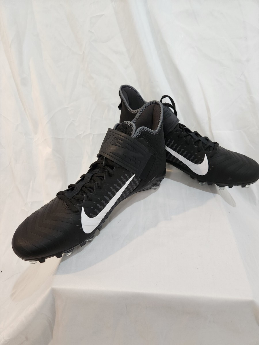 Nike Alpha Menace Elite 2 FLYKNIT Football Cleats Black  display picture 3