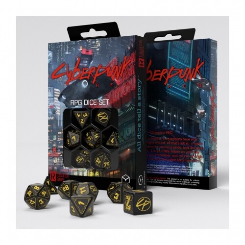 Cyberpunk Red Dice Set - Wet Work (7) - English