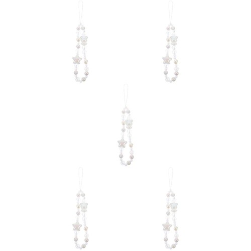 Set of 5 Handykette Tragen Fräulein Handyanhänger Handgelenkskette Für Telefon - Zdjęcie 10 z 12