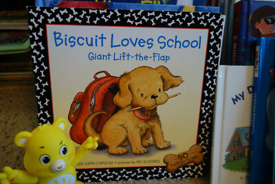 BISCUIT LOVES SCHOOL GIANT LIFT THE FLAP HARDBACK BOOK KIDS STORIES KIDS BOOKS 