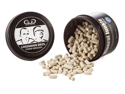 GlasGarten Mineral Junkie Bites Mineral Shrimp Food and Snail Molt Grow Color