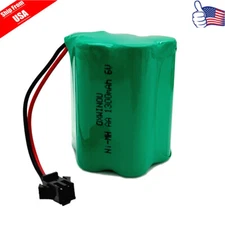 Ni-MH AA 6V 1300mAh Rechargeable Battery Fit Solar Light Remote Car RC 1-Pack