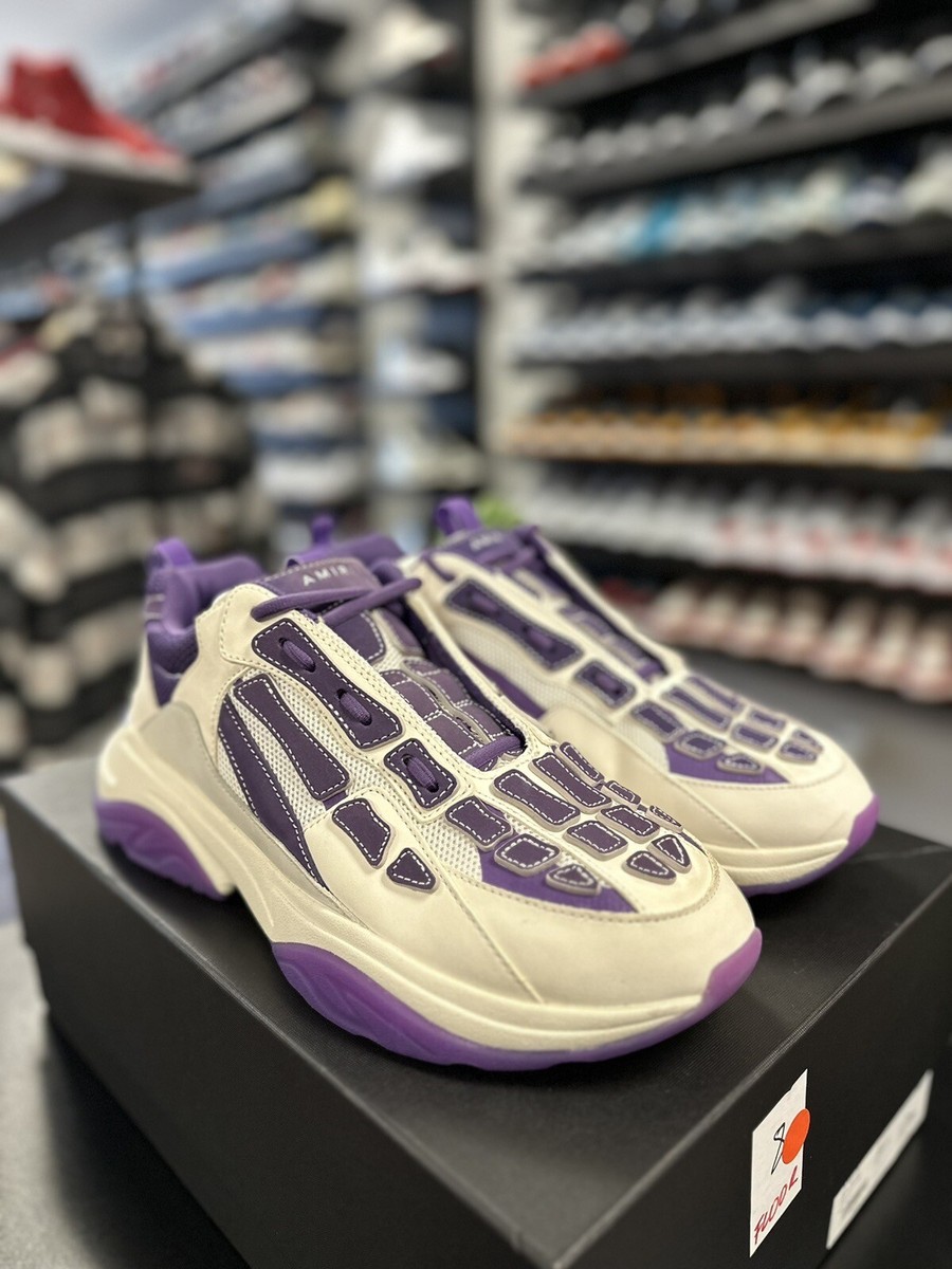 Size 13US/46EU Amiri Bone Runner Sneaker Purple $750 Retail 100