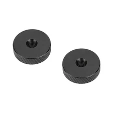 CAMVATE Aluminum 1/4"-20 Female Thread Thumb Wheel Lock Nut Adapter 25mmDiameter