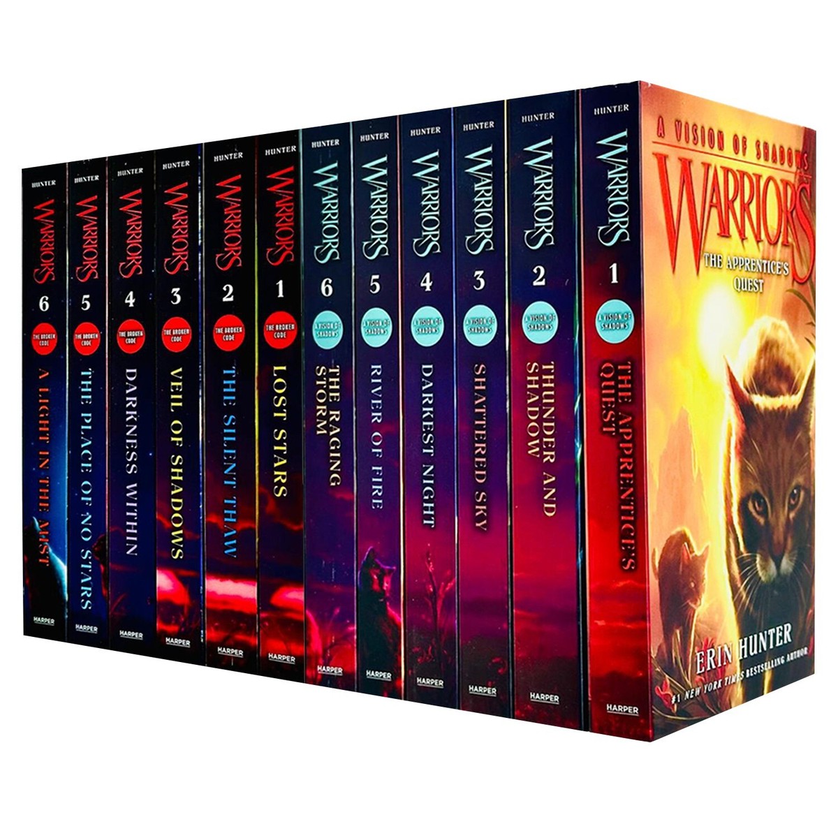 Warrior Cats Vol.25-36) 12 Books Set Fifth,Sixth Series
