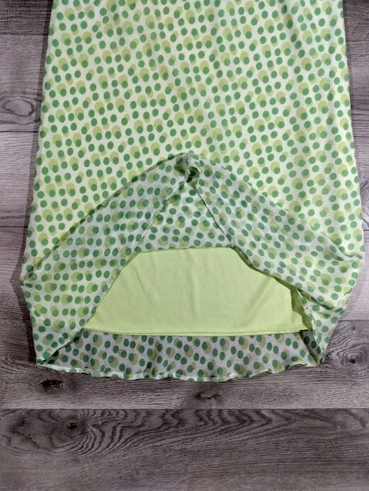 Maxi falda larga forrada cintura elástica línea A de Chadwick para mujer talla 10 lunares Foto 4 de 4