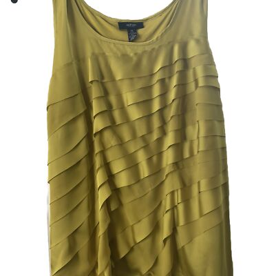 macy's lime green dress Sea Glass main image 1