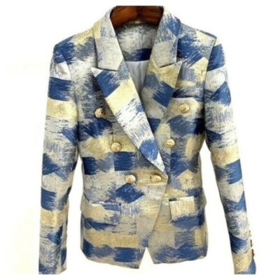 The OLMEY Metallic Patchwork Jacket Small HH