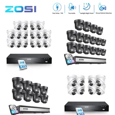 ZOSI 16CH/8CH 4K NVR 8MP Security IP Camera System Smart Detect Spotlight Audio