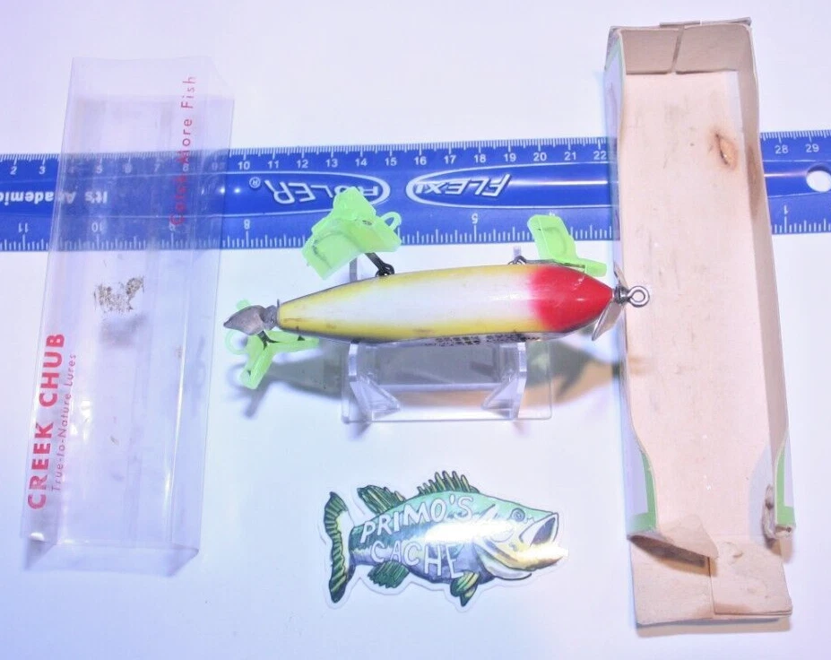Creek Chub 1519 vintage en caja estampada Foto 2 de 4