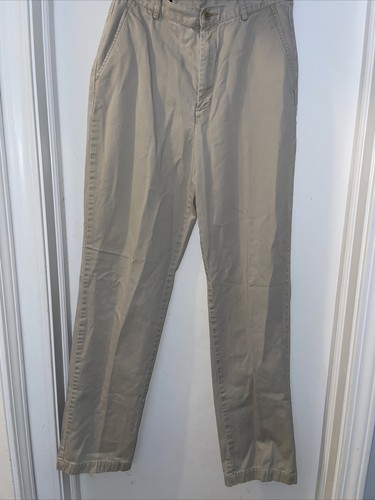 Lands End Khaki Boys Pant Size 4 26x29.5 - Picture 2 of 11