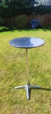 Poseur Drinks Table, Party Table Chrome